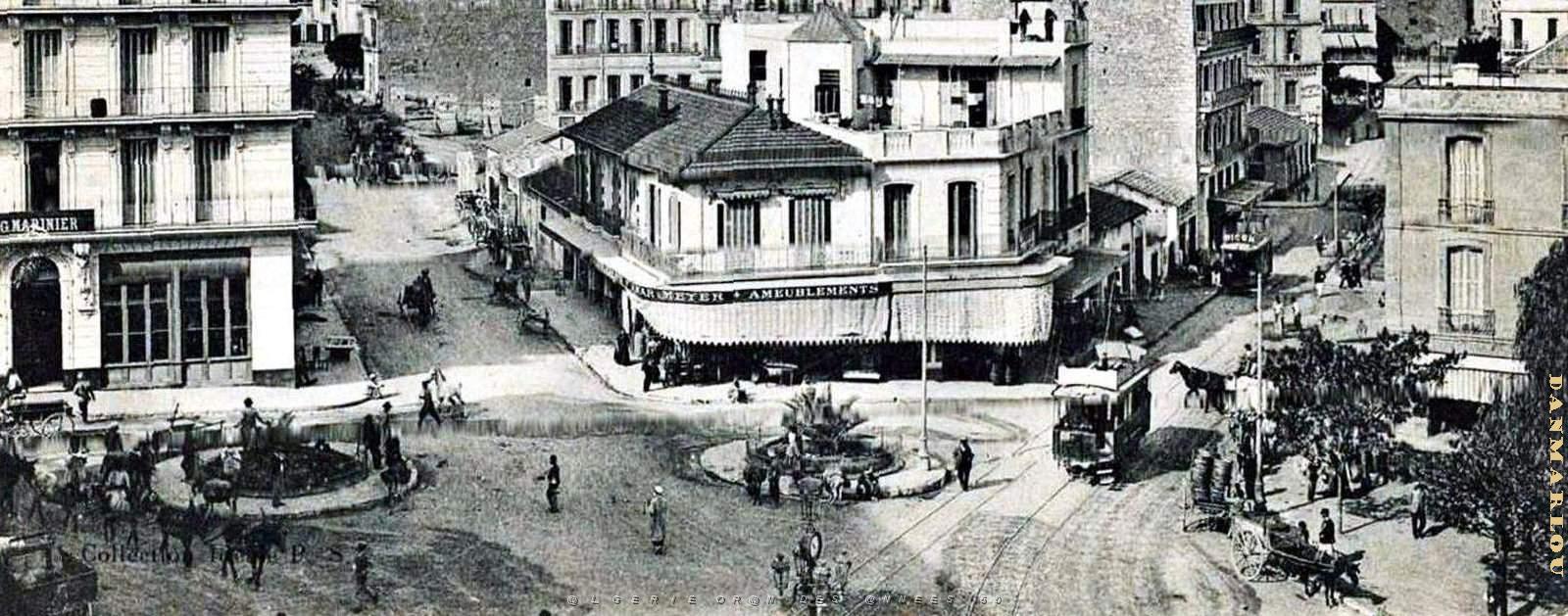 2969- Oran - Place Karguentah- Boulevards Strasbourg et 2e Zouaves2 -1913.jpg